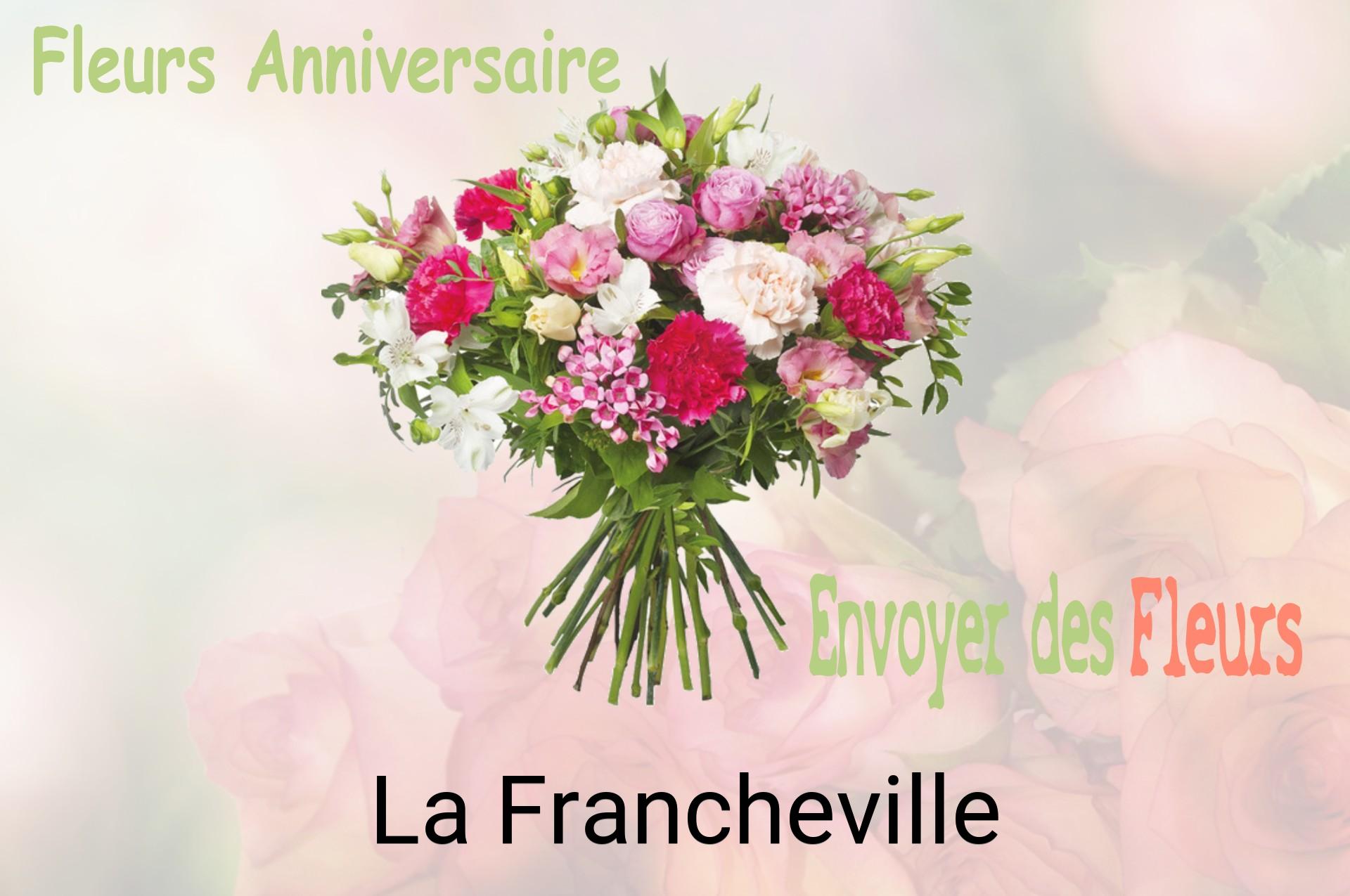 Bouquet de fleurs d’anniversaire livré à La Francheville