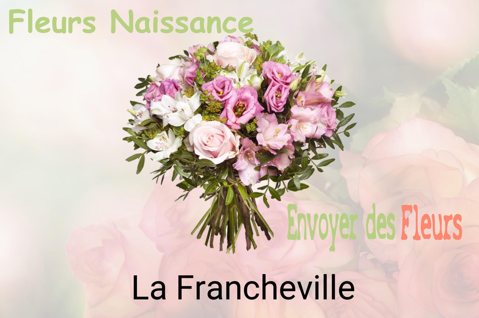 Bouquet de fleurs de naissance livré à La Francheville